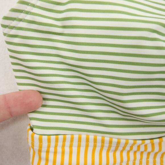 Antonio Melani Bikini Top Striped Twist Front Bralette Bandeau Retro Style XS - Picture 10 of 16